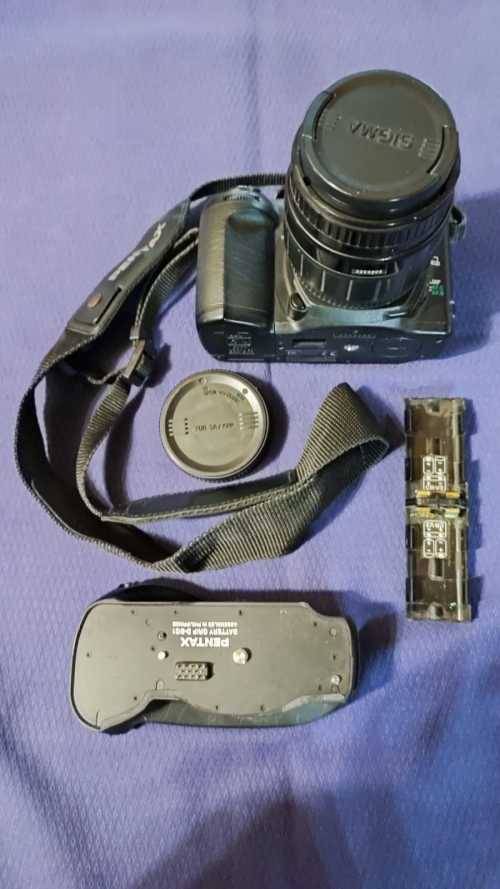 Camera for sale: Pentax IST DL Dslr  Camera + Pentax Battery grip DBG1 + Sigma 28-80mm Lens