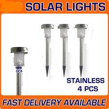 Garden Creations, Solar-Powered LED Accent Light, Set of 4
