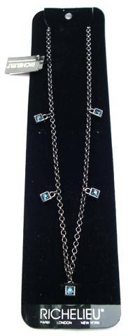 ******Beautiful Richelieu Necklace with blue stones******CRAZY R1 START