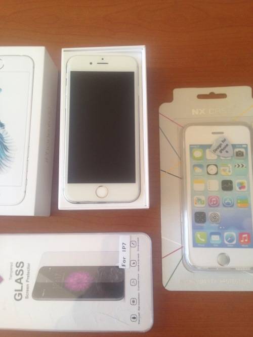 apple iPhone 6S, silver with 128 Gb