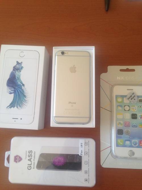 apple iPhone 6S, silver with 128 Gb