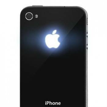 Glowing LED Back Housing Cover Kit for Apple iPhone 4S black with Tools