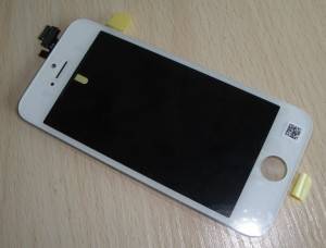 iPhone 5S Digitizer Touch Panel Screen Replacement with LCD Display white