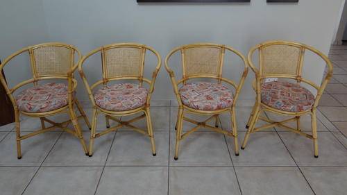 Cane chairs (set of 4)