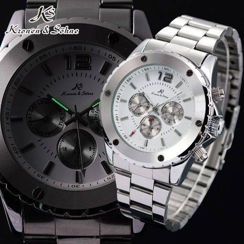 KRONEN & SÖHNE NAVIGATOR Automatic Watch with Box & Papers (KSNG001)