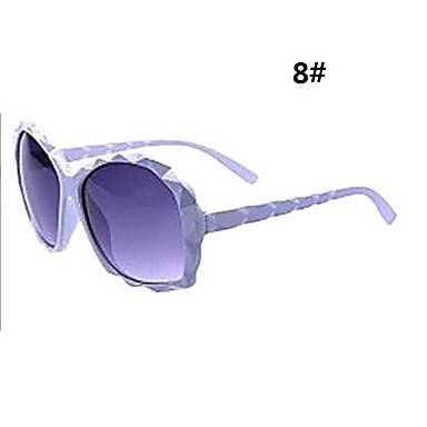 Woman's Diamond Cutting Frame Shape Sunglasses  #