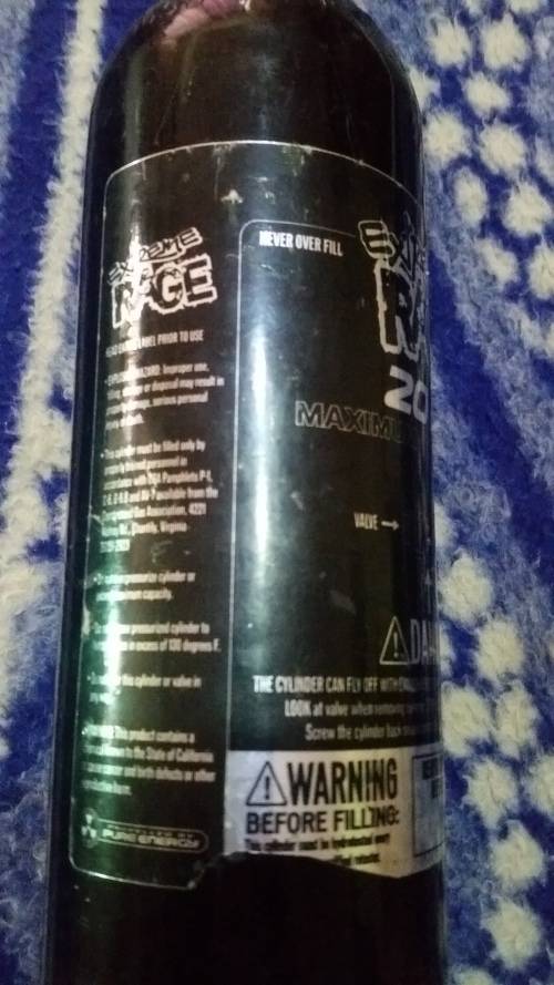 Paintball Marker CO2 Cylinder 20oz