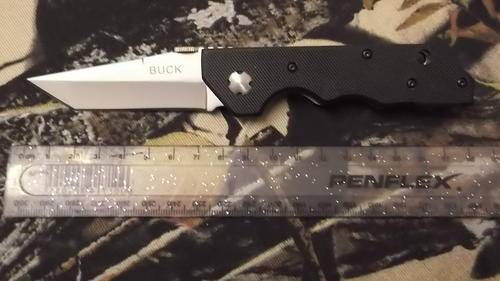 Buck 880 Folding Pocket Knife G10 Handle