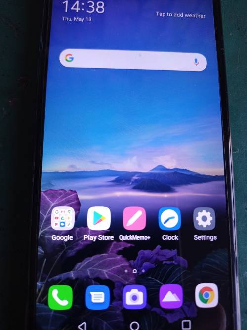 LG cellphone Q60 Blue