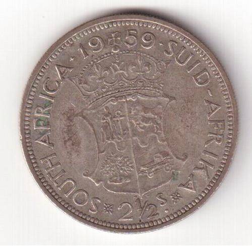 1959 Halfcrown 2 1/2 Shillings