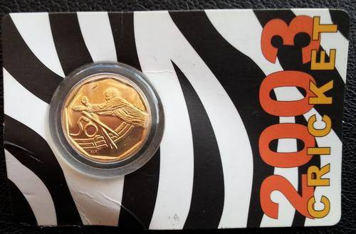 SA Munt Prooflike "Cricket" 50c 2003 Coin