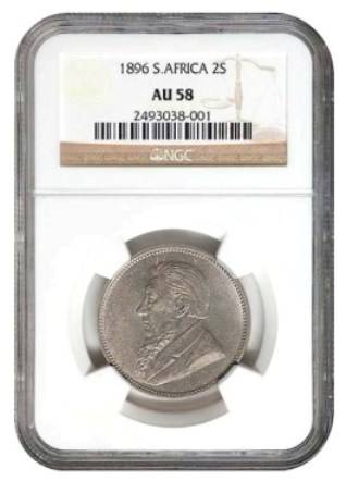 Magnificent 1896 2S-NGC AU58-Nearly perfect!!!