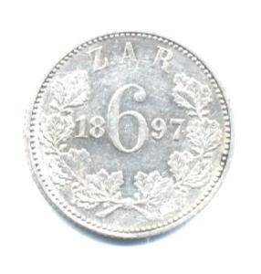 Magnificent 1897 6D-B.UNC-bright  lustre-1 day only!!!!!!!