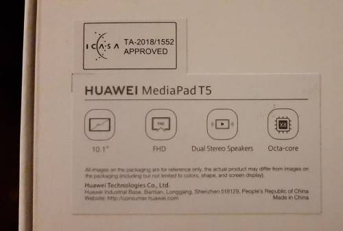 Huawei Mediapad T5 Full HD Octa Core Tablet