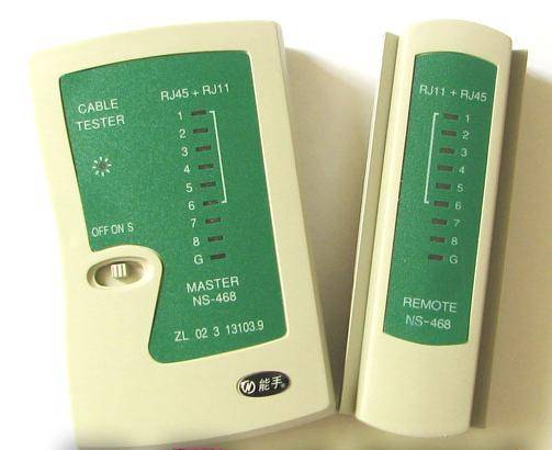 Network Cable Tester in Synthetic Leather Bag RJ45 RJ11