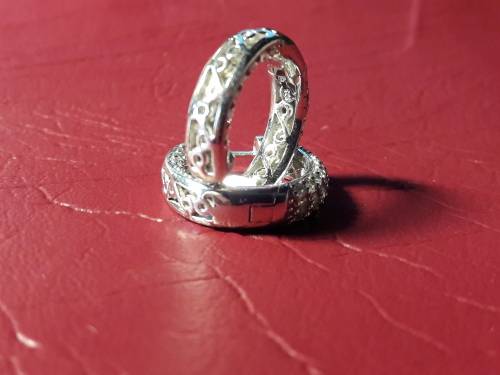 Very Nice SOLID Sterling SILVER EARRINGS