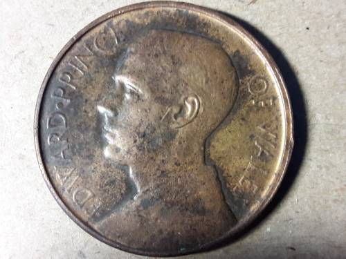 SA 1925 Prince Edward - Cape Town Copper medallion
