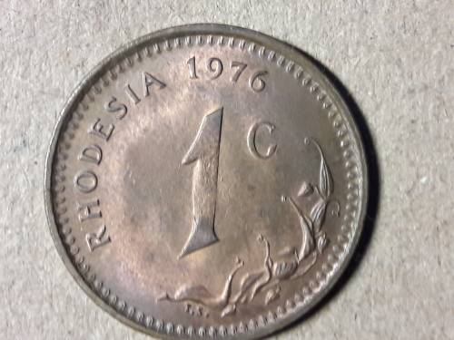 1976 RHODESIA 1 Cents [UNC]