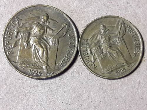 2 x PORTUGAL COINS [High grade]