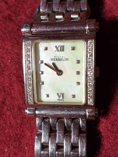 Vintage Limited Edition Michel Herbelin Diamond Antares Women`s Watch [22 Diamonds]