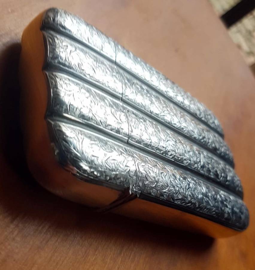 1889 BIRMINGHAM STERLING SILVER CIGAR HOLDER IN EXCELLENT CONDITION