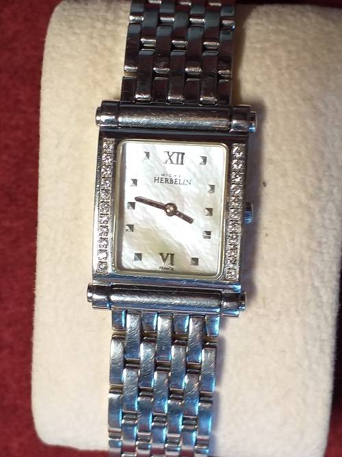 Vintage Limited Edition Michel Herbelin Diamond Antares Women`s Watch [22 Diamonds]