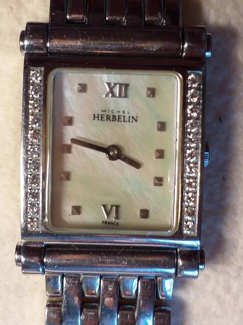 Vintage Limited Edition Michel Herbelin Diamond Antares Women`s Watch [22 Diamonds]