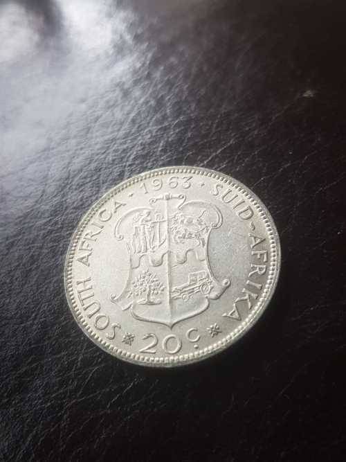 1963 RSA SILVER 20 CENT [AU]