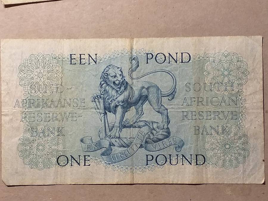 18. 2. 54. RSA ONE POUND NOTE