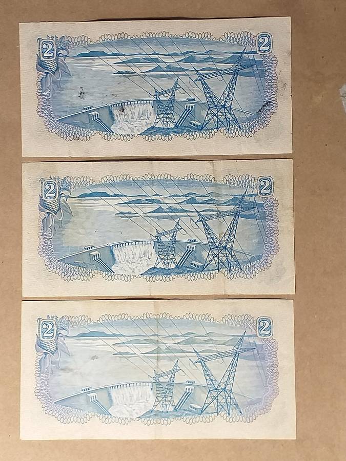 3 x RSA R2 BANK NOTES [T.W. de Jongh]