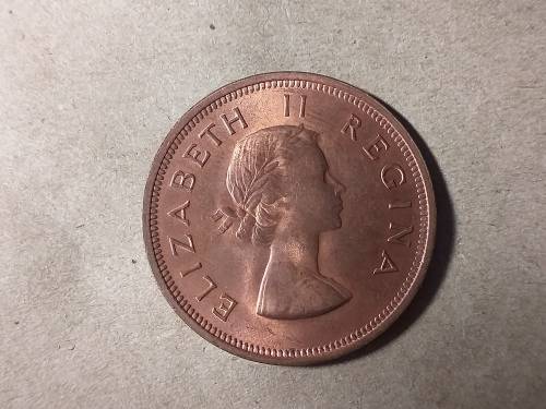 1954 SA UNION PENNY - BRILLIANT UNCIRCULATED