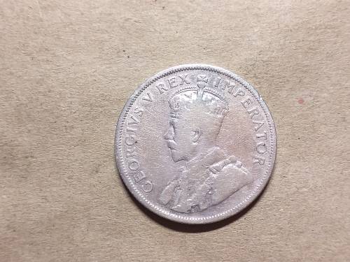 1935 SA UNION SILVER 2 SHILLINGS