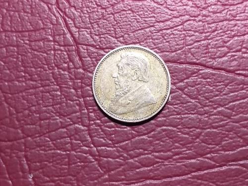 1897 ZAR STERLING SILVER SIXPENCE