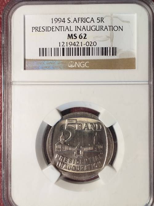 1994 RSA INAUGURATION R5 - NGC GRADED MS 62