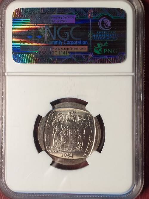 1994 RSA INAUGURATION R5 - NGC GRADED MS 62