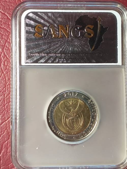 2017 RSA R5 O.R.TAMBO SANGS GRADED MS 61