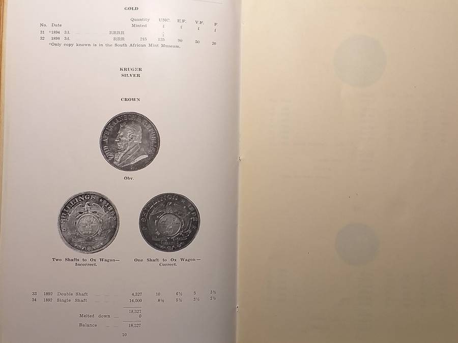 1950  CATALOGUE OF COINS OF SA -  BY ALEC KAPLAN - PORK SKIN -  NR: 6 OF 200 - RARE - SOUGHT AFTER