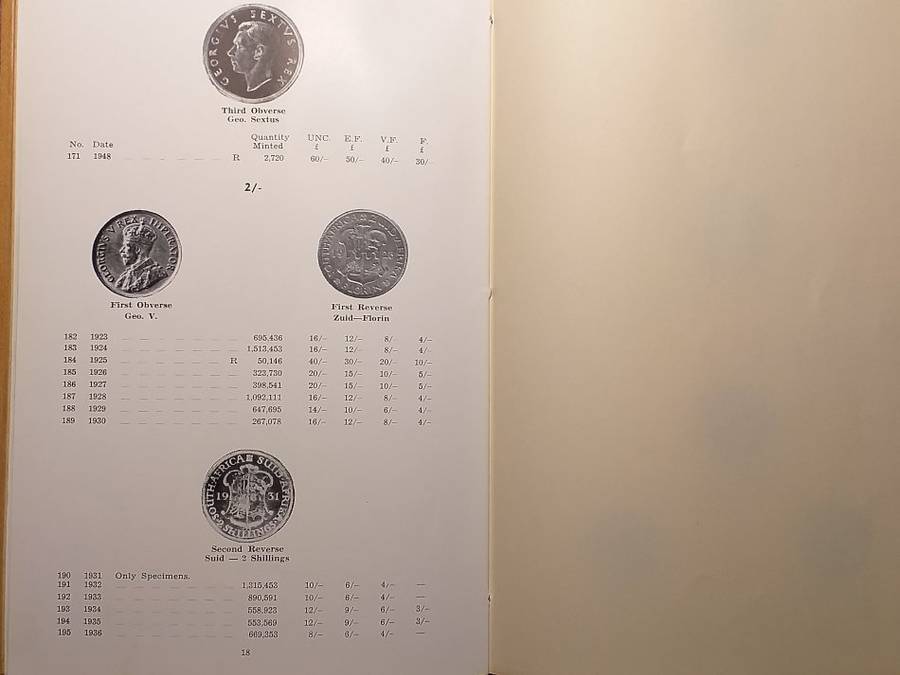 1950  CATALOGUE OF COINS OF SA -  BY ALEC KAPLAN - PORK SKIN -  NR: 6 OF 200 - RARE - SOUGHT AFTER
