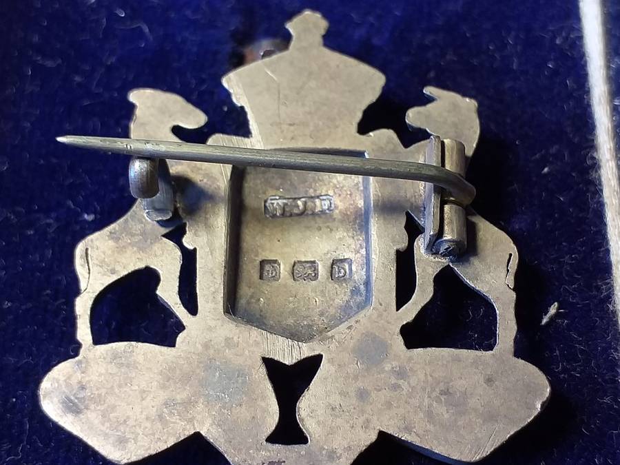 LOVELY STERLING SILVER MEDALL IN ORIGINAL BOX - [10,2 g]