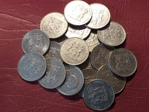 A LOT OF 20 RSA NICKEL R1 COINS - [Bid per coin to take all.]