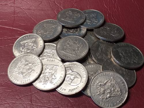 A LOT OF 20 RSA NICKEL R1 COINS - [Bid per coin to take all.]