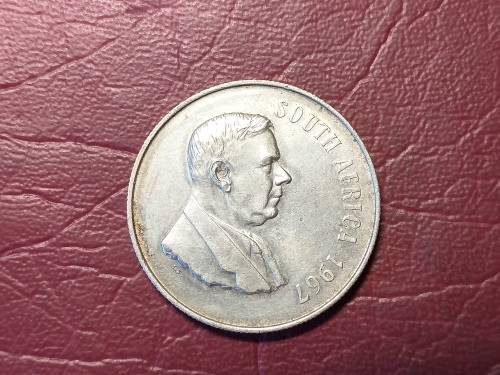 1967 RSA SILVER ONE RAND [ENGLISH]