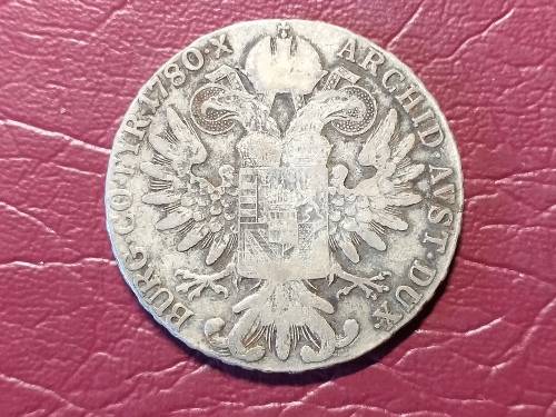 1780 MARIA THERESIA SILVER THALER