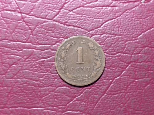 1878 NETHERLANDS 1 Cent - Willem III / Wilhelmina