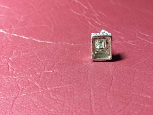 LOVELY GENUINE SOLID STERLING SILVER CHARM - [L 23 mm, 2,2 g]