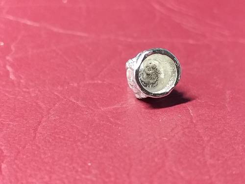 LOVELY GENUINE SOLID STERLING SILVER CROWN CHARM - [L 15 mm]