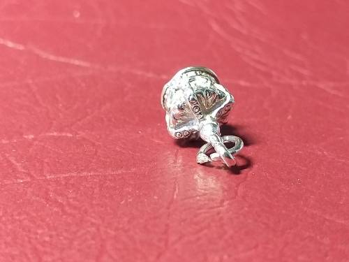 LOVELY GENUINE SOLID STERLING SILVER CROWN CHARM - [L 15 mm]