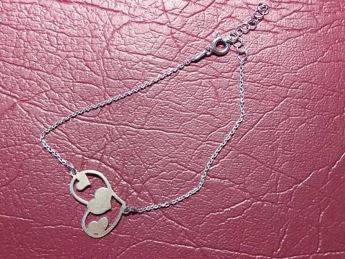 LOVELY GENUINE SOLID STERLING SILVER BRACELET
