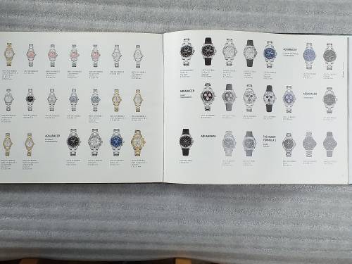 TAG HEUER BOOK 127 PAGES HARD COVER WITH COLOUR FOTO`S ON EACH PAGE IN EXCELLENT CONDITION - RARE