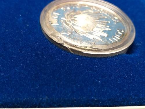 1991 RSA STERLING SILVER RAND - NURSING - PROOF IN SAM BOX
